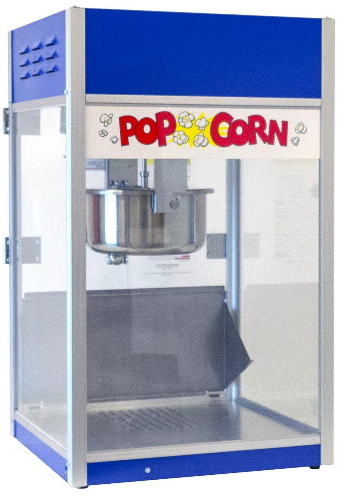 Gold Medal 6 oz Popcorn Popper Machine with Stainless Steel Kettle Scoops Light
