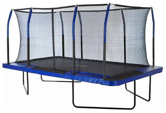 Upper Bounce Mega 8' x 14' Rectangular Trampoline Fiber Flex Enclosure System