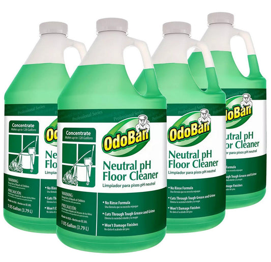 OdoBan Floor Cleaner Neutral pH Floor Cleaner 4 pack of 1 Gallon