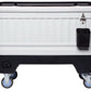Large Igloo 125 Qt Rolling Ice Chest Party Bar Cooler 212 Can Capacity
