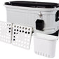 Large Igloo 125 Qt Rolling Ice Chest Party Bar Cooler 212 Can Capacity