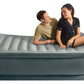 Intex Queen Dura-Beam Deluxe Comfort Pillow Rest Airbed with Internal Pump