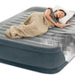 Intex Queen Dura-Beam Deluxe Comfort Pillow Rest Airbed with Internal Pump