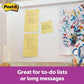 90 Sheet 4" x 6" Post-it Notes Super Sticky Note Pads Yellow 5 10 or 15 pack