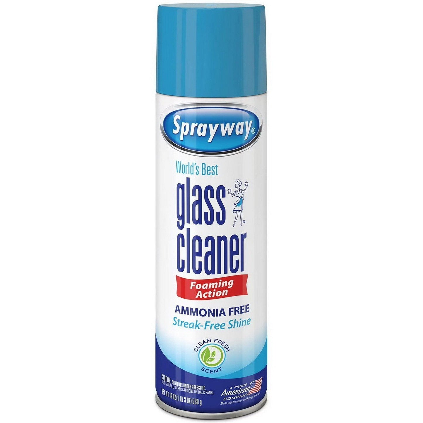 Sprayway Glass Cleaner 4 or 12 Pack 19 oz Cans Ammonia Free Streakless Foaming