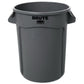 Rubbermaid Brute Large Plastic Trash Can Gray 32 Gallon Garbage Wastebasket