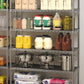 6 Shelf Wire Shelving Metal Storage Rack Heavy Duty Chrome Plated Steel