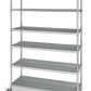 6 Shelf Wire Shelving Metal Storage Rack Heavy Duty Chrome Plated Steel
