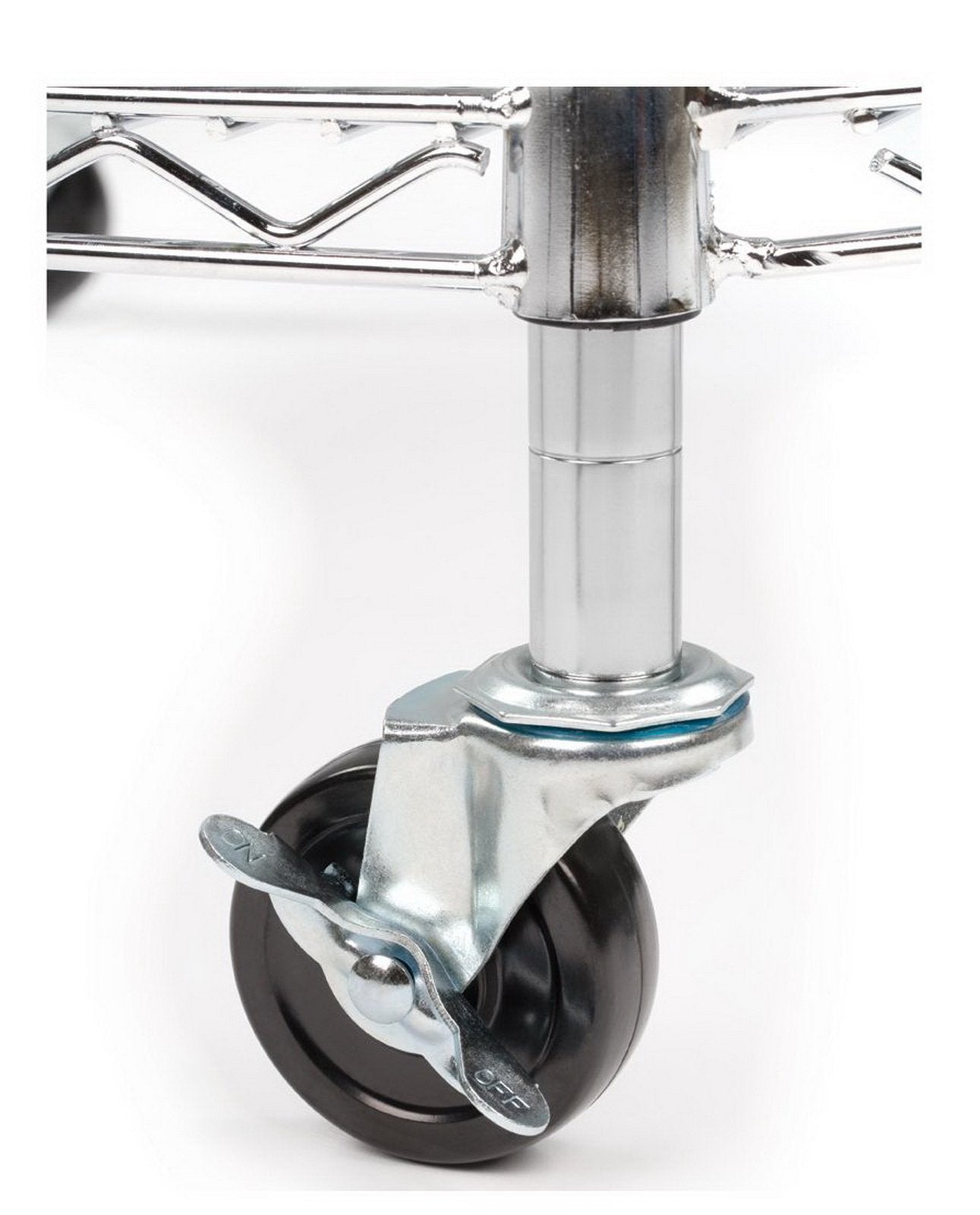 6 Tier Corner Shelving Unit Heavy Duty Steel Storage Shelf Adjustable Height