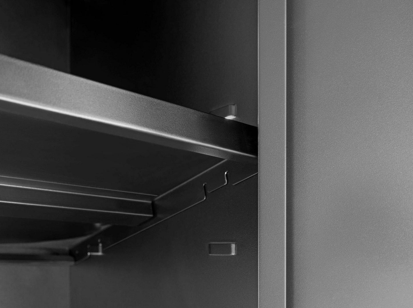 Huge 9 pc Garage Storage Tool Cabinets Set 72" Stainless Steel Top Work Bench