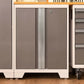 Huge 9 pc Garage Storage Tool Cabinets Set 72" Stainless Steel Top Work Bench