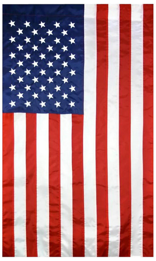 2-1/2' x 4' American Banner Flag 200 Denier Nylon Weatherproof Fabric 30" x 48"