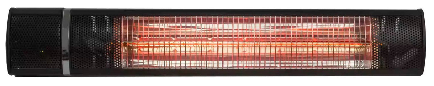 1500 Watt Wall Mounted Electric Patio Heater Indoor Outdoor with Remote Control