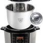 MegaChef 6 Qt Digital Pressure Cooker 1000 Watt Stainless Steel Pot Programmable
