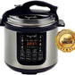 MegaChef 8 Quart Digital Pressure Cooker 1000 Watt Stainless Steel Pot