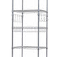 Heavy Duty 24" 6 Tier Steel Rack Storage Shelving Unit Adjustable Metal Shelf