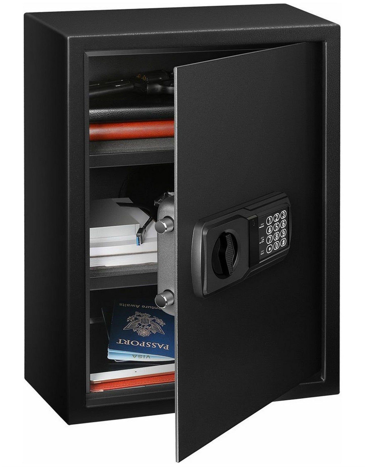 Fortress Extra Large Personal Safe with Electronic Lock & Backup Key Lock