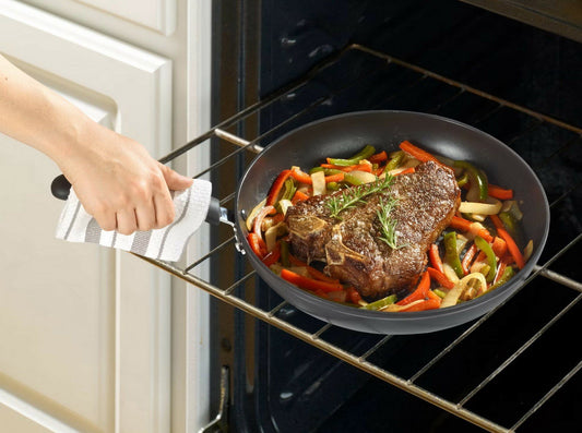 T-fal 10 pc Forged Aluminum Non-Stick Cookware Set Saute Sauce Pans Dutch Oven