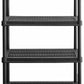 Heavy Duty 4 Tier Shelving Resin Storage Shelves 600 lb Capacity 36" x 18" x 55"