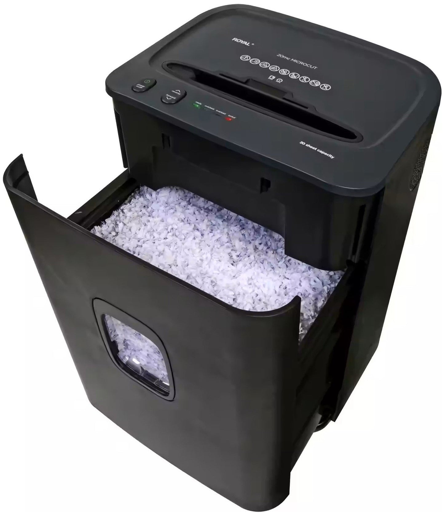 Royal 20 Sheet Microcut Paper Shredder Commercial Large Capacity 9 Gallon Bin