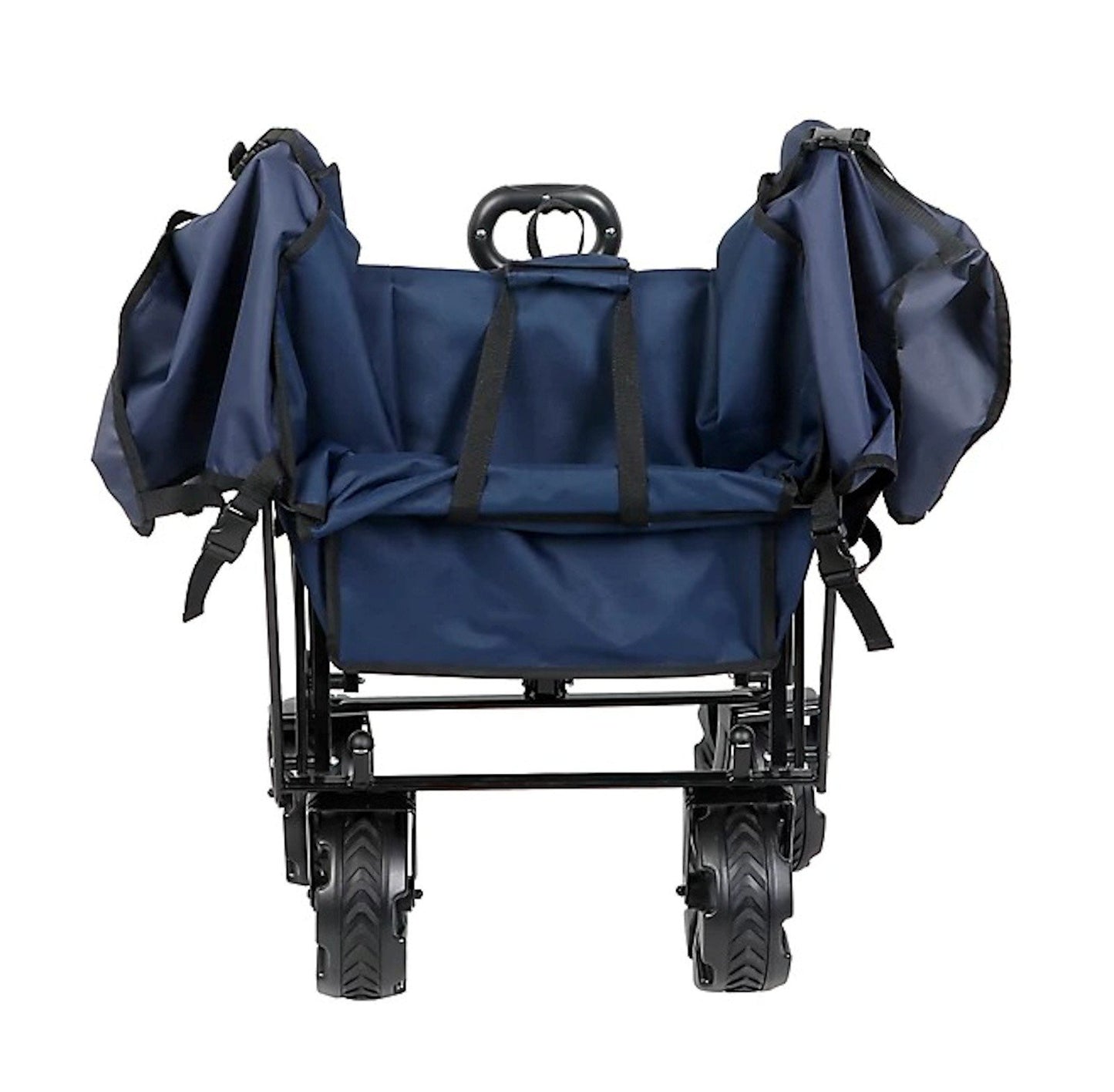 Folding Gear Transport Cart Beach Wagon 180 lb Capacity All Terrain Wheels