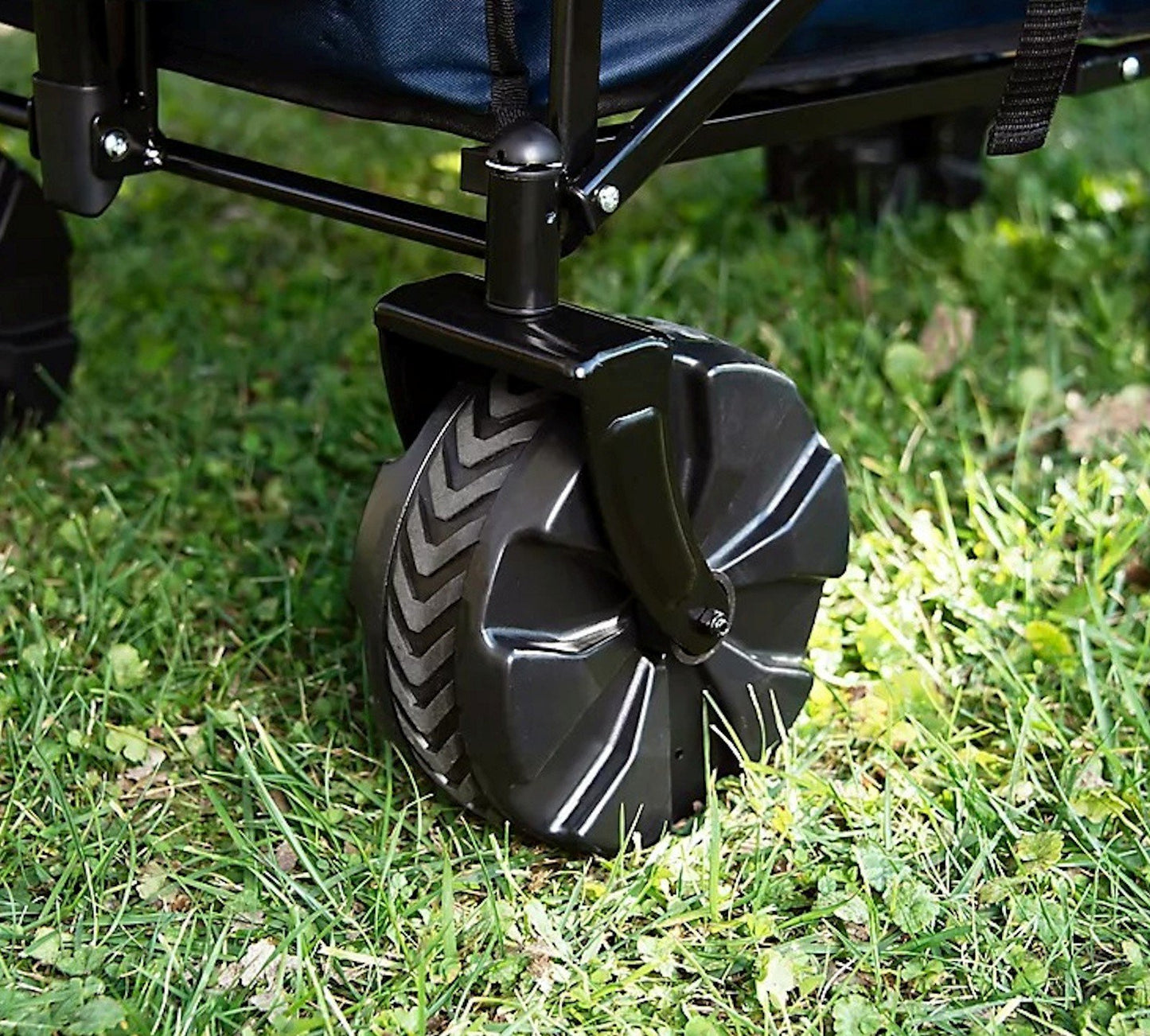 Folding Gear Transport Cart Beach Wagon 180 lb Capacity All Terrain Wheels