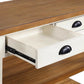 Solid Wood Kitchen Island Cart 2 Drawers 2 Shelves 42" x 24" x 36" High White