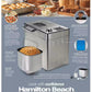 Hamilton Beach Stainless Steel Bread Maker with Fruit Nut Dispenser 21 Settings