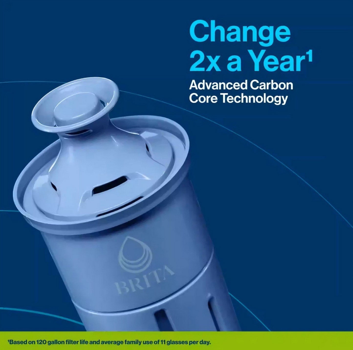 Brita 27 Cup Filtered Water Dispenser with 2 Elite Filters