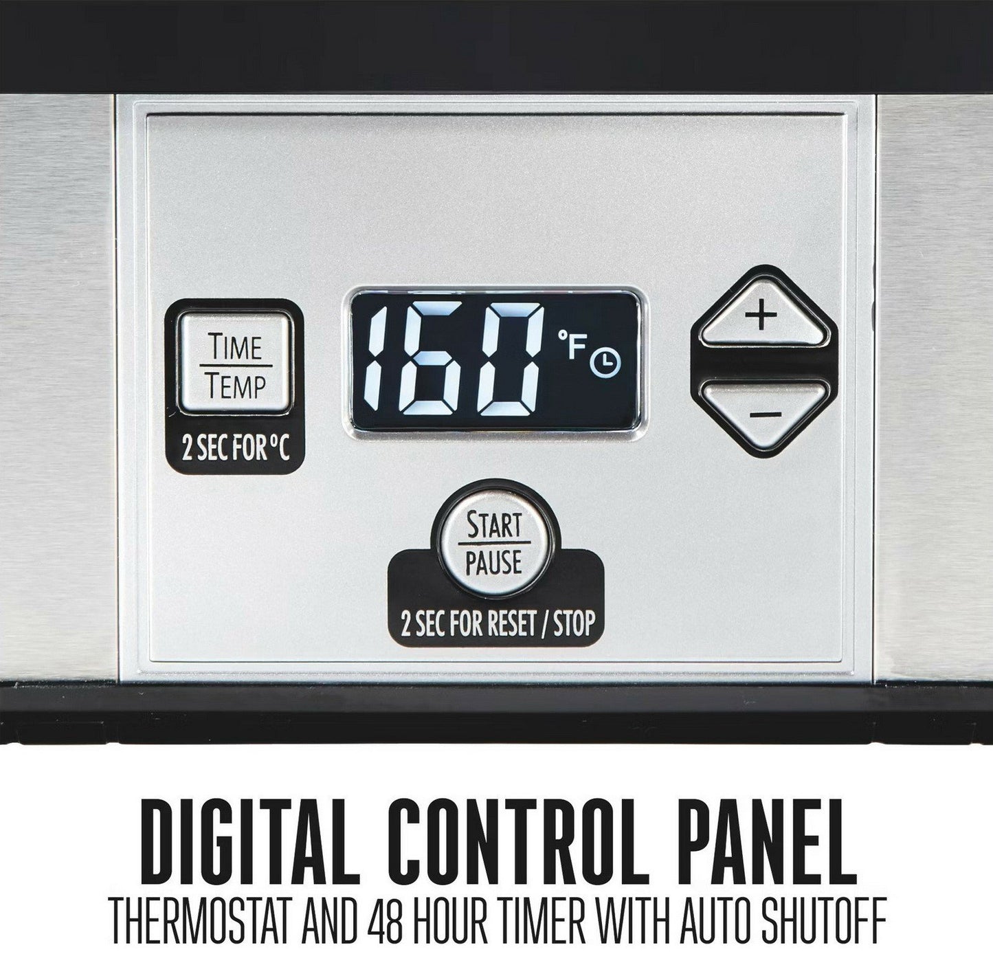 Weston Stainless Steel Digital Food Dehydrator 48 Hour Timer