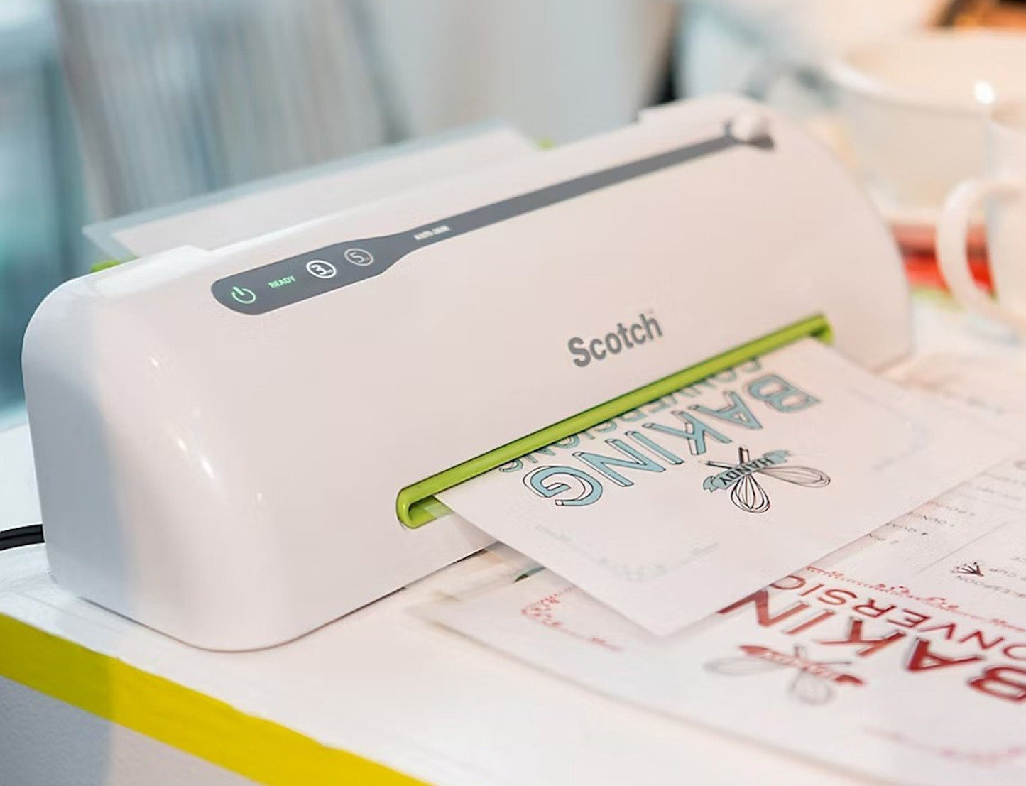 Scotch Thermal Laminator & 102 Laminating Pouches Letter Size Laminating Machine