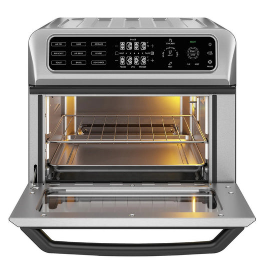 Chefman Stainless Steel 20 Qt Air Fryer Toaster Oven 9 Presets