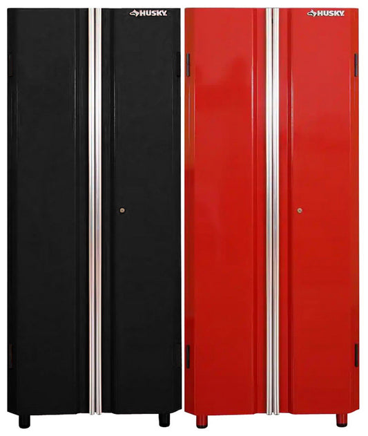 24 Gauge Steel Heavy Duty Garage Storage Cabinet 72" x 30" x 18" Red or Black