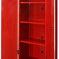 24 Gauge Steel Heavy Duty Garage Storage Cabinet 72" x 30" x 18" Red or Black