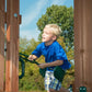 Huge Wooden Outdoor Playset Swing Set Monkey Bars Slide Rock Wall & Accessories