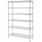 6 Tier Commercial Heavy Duty Steel Wire Shelving Storage Rack 72" x 48" x 18"