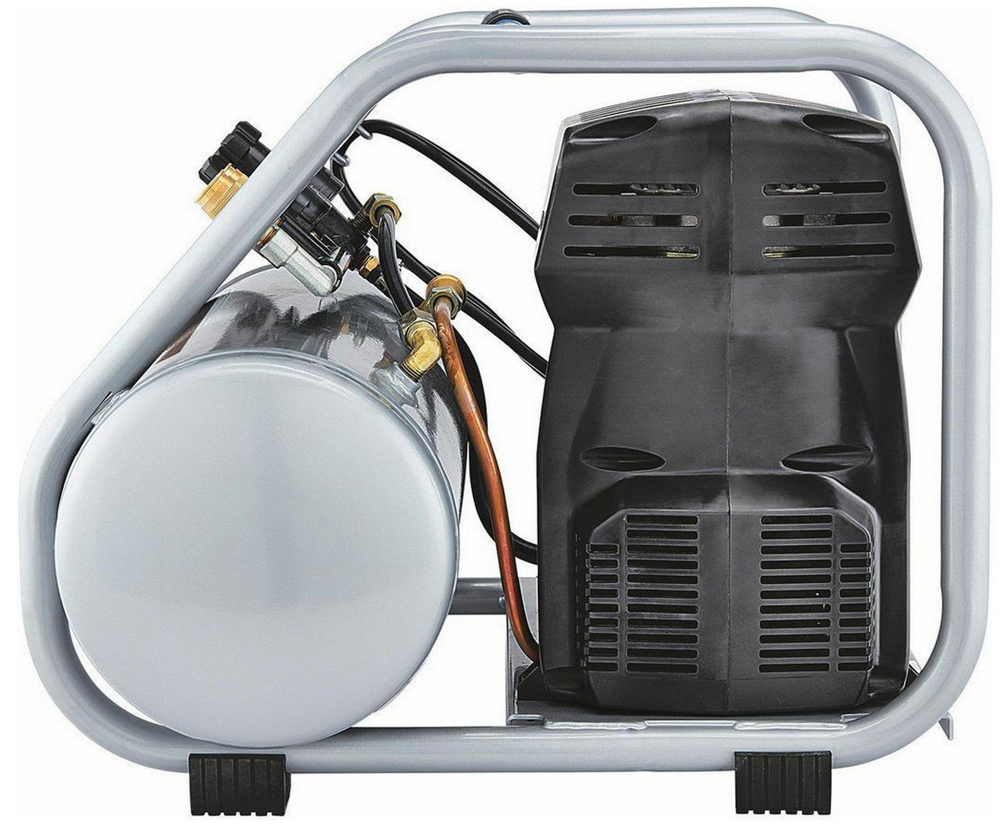 4 Gallon 200 PSI Jobsite Air Compressor High Performance Oil-Free Hand Carry