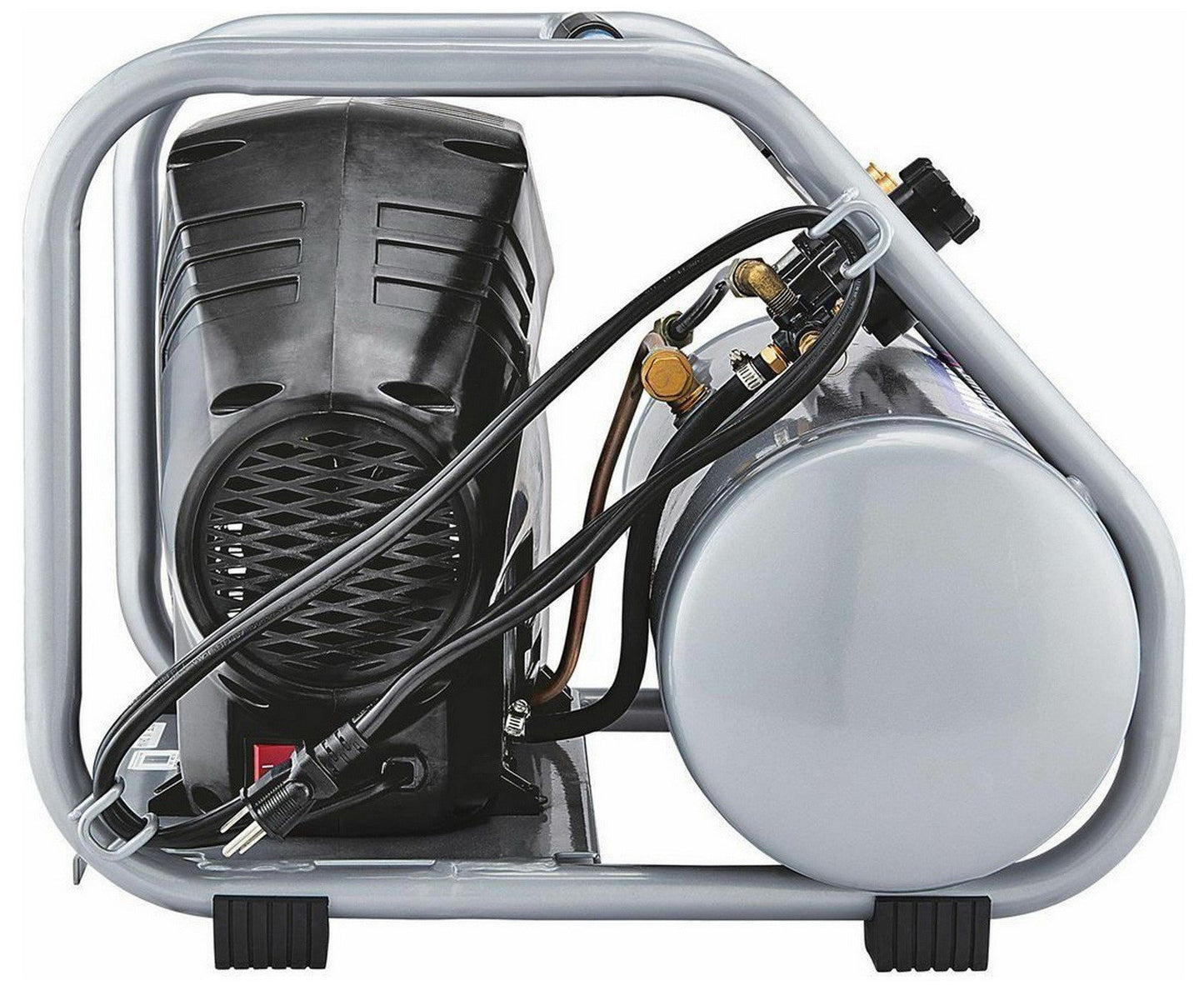 4 Gallon 200 PSI Jobsite Air Compressor High Performance Oil-Free Hand Carry