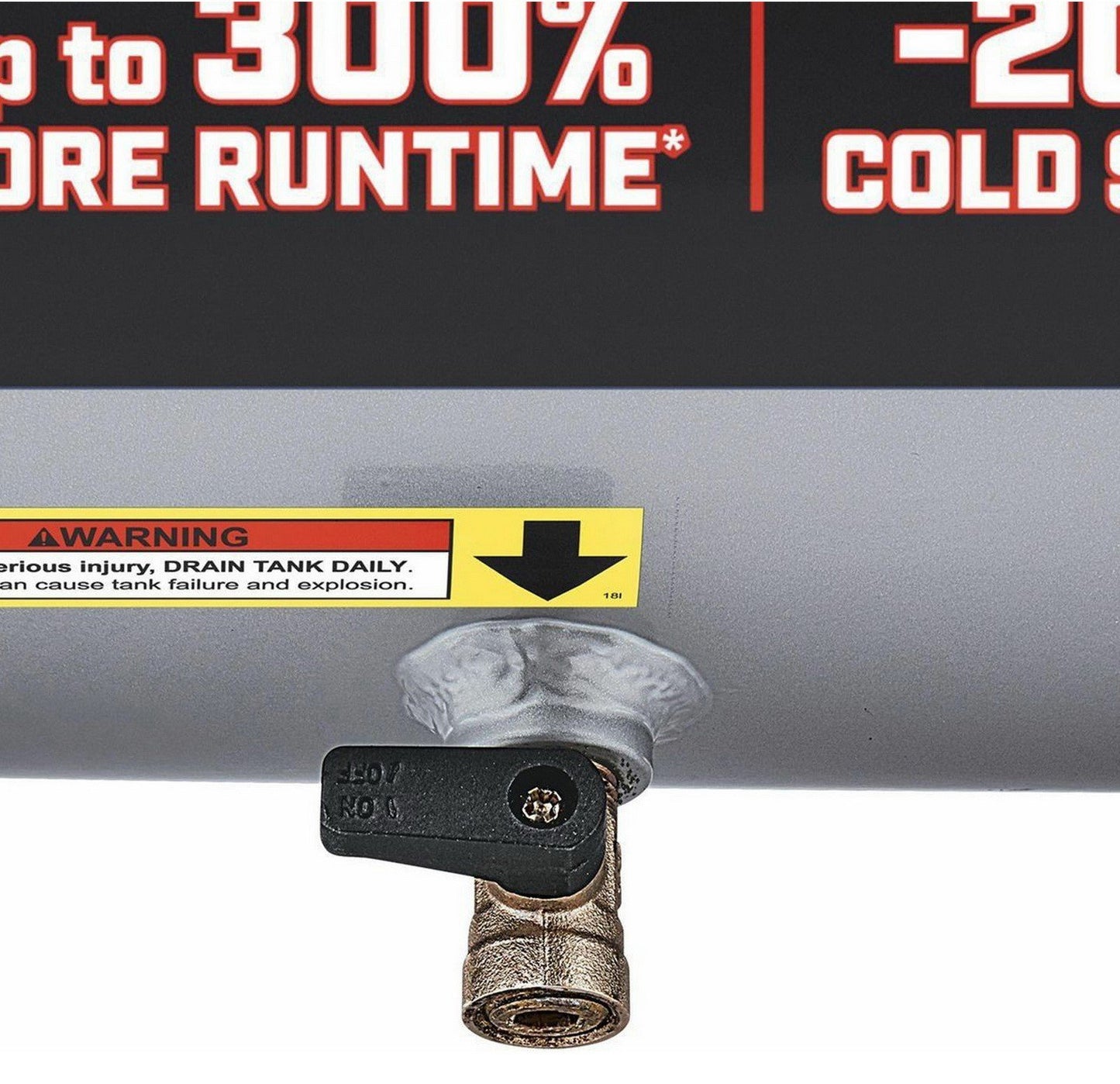 4 Gallon 200 PSI Jobsite Air Compressor High Performance Oil-Free Hand Carry