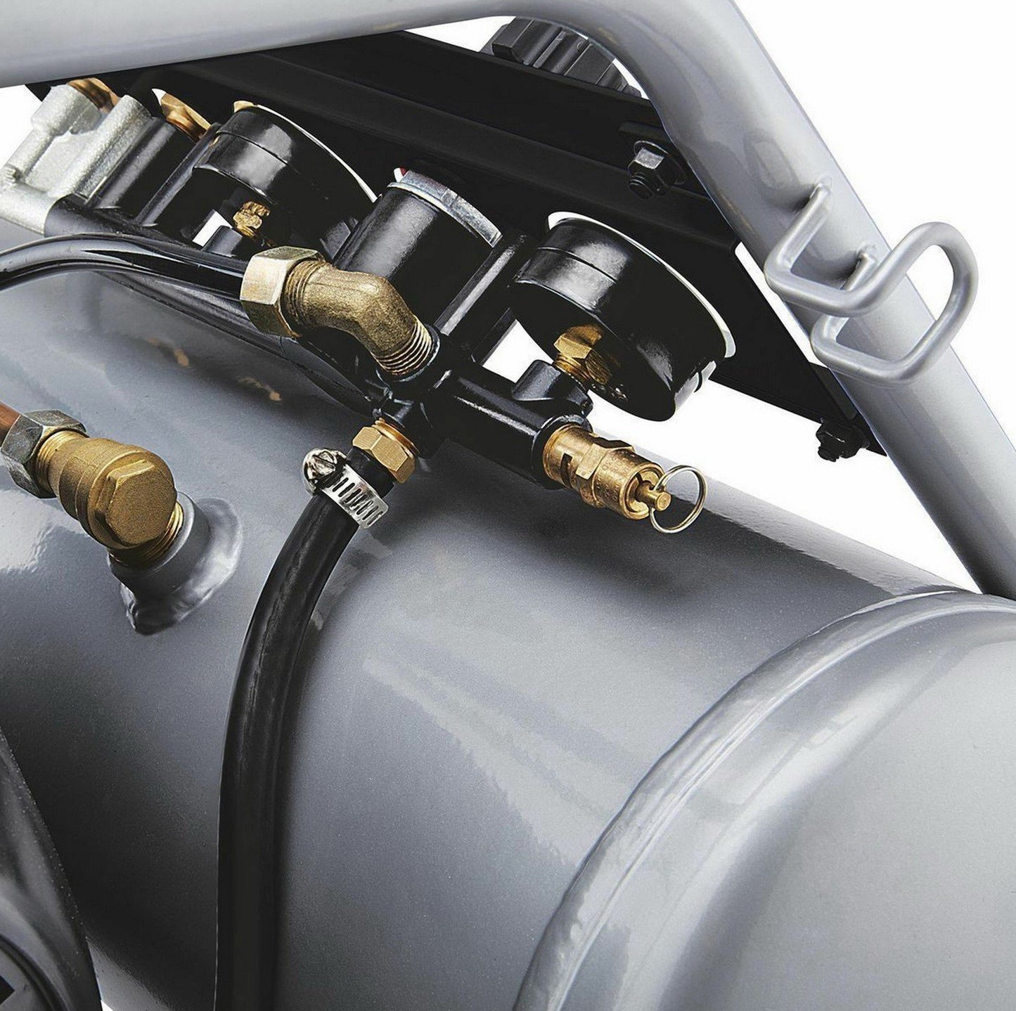 4 Gallon 200 PSI Jobsite Air Compressor High Performance Oil-Free Hand Carry