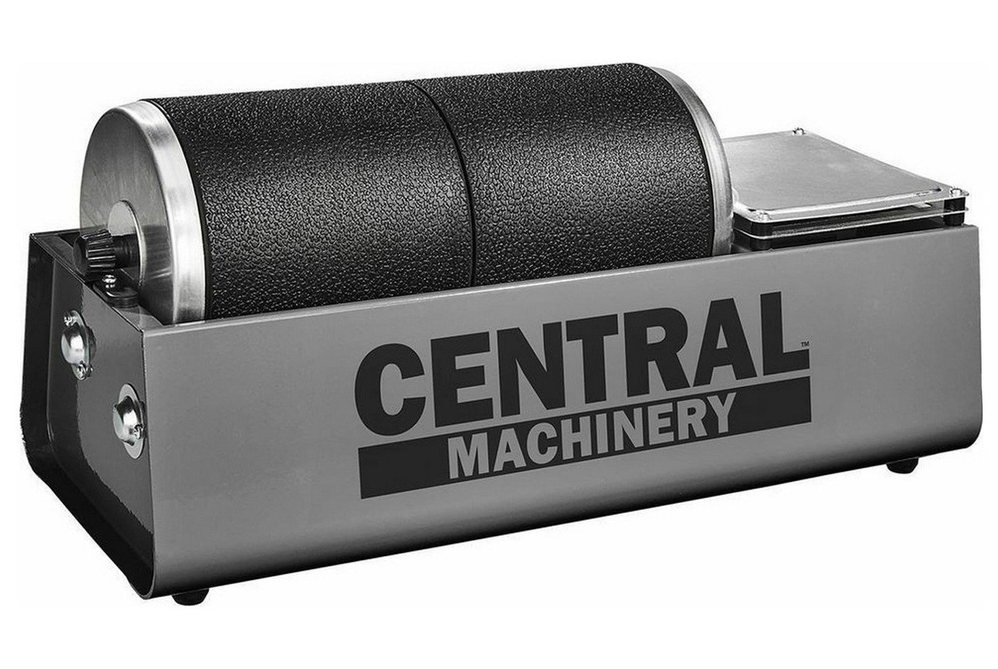 6 lb Dual Drum Rotary Rock Tumbler Low Speed for Ceramics Nut Shells Glass Beads