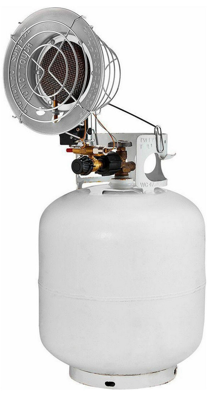 Propane Tank Top Heater Attachment 15,000 BTU Radiant Outdoor Heat