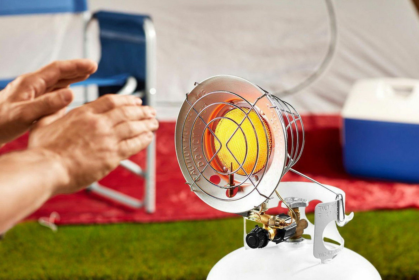 Propane Tank Top Heater Attachment 15,000 BTU Radiant Outdoor Heat