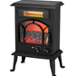 1500 Watt Electric Wood Stove Style Space Heater 400 sq ft Room Flame Effect