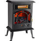 1500 Watt Electric Wood Stove Style Space Heater 400 sq ft Room Flame Effect