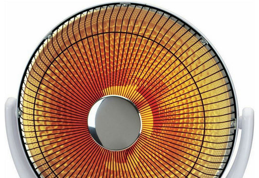 900 Watt Oscillating Parabolic Heater 1 Room Space Heater with Tilt & Timer