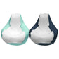 Taylor Made Teardrop Bean Bag Chair Indoor Outdoor Green or Navy Blue & White