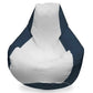 Taylor Made Teardrop Bean Bag Chair Indoor Outdoor Green or Navy Blue & White
