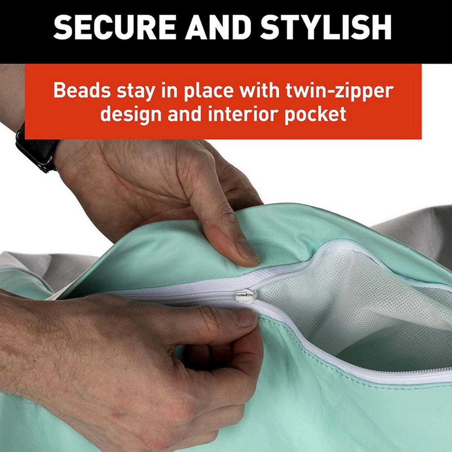 Taylor Made Teardrop Bean Bag Chair Indoor Outdoor Green or Navy Blue & White