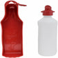 Portable Travel 16 oz Dog Water Bottle & Bowl Doggy Drinker Folding